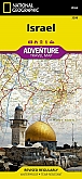 Wegenkaart - Landkaart Israel - Adventure Map National Geographic