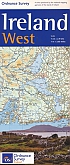 Wegenkaart - Landkaart Ireland West Ierland West Ordnance Survey