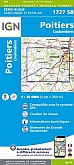 Topografische Wandelkaart van Frankrijk 1727SB - Poitiers / Coulombiers