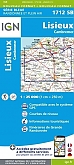 Topografische Wandelkaart van Frankrijk 1712SB - Lisieux / Cambremer