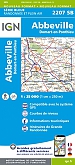 Topografische Wandelkaart van Frankrijk 2207SB - Abbeville Domart-en-Ponthieu