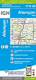 Topografische Wandelkaart van Frankrijk 1716SB - Alençon - Sées