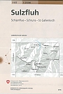 Topografische Wandelkaart Zwitserland 1157 Sulzfluh Schijenflue - Schruns - St.Gallenkirch - Landeskarte der Schweiz