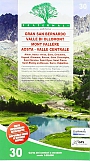 Wandelkaart 30 Gran San Bernardo Valle di Ollomont Mont Fallére Aosta | Fraternali Editore