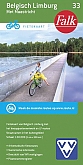 Fietskaart 33 België Belgisch Limburg met Maastricht Falk fietskaart met fietsknooppunten