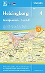 Topografische Wandelkaart Zweden 4 Helsingborg Sverigeserien Topo 50