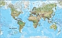 Wereldkaart Envorinmental Magneetbord Whiteboard 199 x 121 cm Maps International Engelstalig