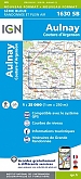 Topografische Wandelkaart van Frankrijk 1630SB - Aulnay Couture-d'Argenson