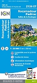 Topografische Wandelkaart van Frankrijk 2136ET - Rocamadour / Padirac / Vallee de la Dordogne
