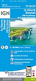 Topografische Wandelkaart van Frankrijk 1710ET - Le Havre / Etretat / PNR des Boucles Seine Normandie