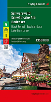 Wegenkaart - Fietskaart 9 Schwarzwald Schwäbische Alb Bodensee - Freytag & Berndt