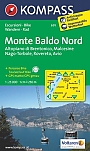 Wandelkaart 691 Monte Baldo Noord Kompass