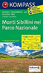 Wandelkaart 2474 Monti Sibillini nel Parco Nazionale Kompass