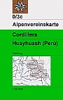 Wandelkaart 0/3C Cordillera Huayhuash Peru | Alpenvereinskarte