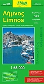 Wegenkaart - Wandelkaart Lemnos Limnos 335 - Orama Maps