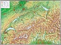 Reliefkaart Zwitserland 77cm x 57cm | Georelief