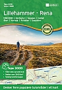 Wandelkaart 3008 Lillehammer - Rena Topo 3000 | Nordeca