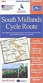 Fietskaart South Midlands NN6A Cycle Map | Sustrans