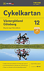 Fietskaart Zweden 12 Västergötland/Göteborg Cykelkartan