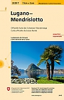Topografische Wandelkaart Zwitserland 3328T Lugano Mendrisiotto - Landeskarte der Schweiz