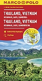 Wegenkaart - Landkaart Thailand, Vietnam, Laos, Cambodia | Marco Polo Maps