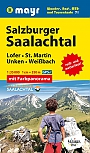 Wandelkaart 71 Salzburger Saalachtal, Lofer, St. Martin, Unken, Weißbach | Mayr