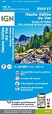 Topografische Wandelkaart van Frankrijk 3540ET - Haute Vallee du Var / Gorges de Daluis Valberg Auron, Colmars