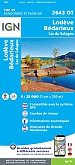 Topografische Wandelkaart van Frankrijk 2643OT - Lodeve / Bedarieux / Lac de Salagou