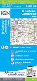 Topografische Wandelkaart van Frankrijk 2607SB - Le Cateau-Cambresis Caudry