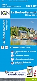 Topografische Wandelkaart van Frankrijk 1022OT - La Roche-Bernard / PNR de Briere
