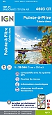 Topografische Wandelkaart Guadeloupe 4603GT - Pointe-a-Pitre / Ste-Anne (Guadeloupe)