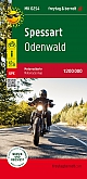 Motorkaart Spessart Odenwald Motorradkarte - Freytag & Berndt
