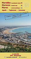 Wegenkaart J12 PN Agadir Taghazout Imouzzer Marokko | Projekt Nord