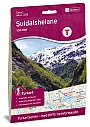 Topografische Wandelkaart Noorwegen 2228 Suldalsheiene - Nordeca Turkart