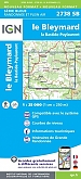 Topografische Wandelkaart van Frankrijk 2738SB - Le Bleymard Bastide-Puylaurent