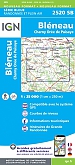 Topografische Wandelkaart van Frankrijk 2520SB - Bléneau Charny Orée de Puisaye