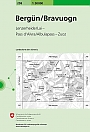 Topografische Wandelkaart Zwitserland 258 Bergun Lenzerheide Albulapass Zuoz - Landeskarte der Schweiz