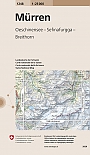 Topografische Wandelkaart Zwitserland 1248 Mürren Oeschinensee - Sefinafurgga - Breithorn - Landeskarte der Schweiz