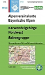 Wandelkaart BY 10 Karwendelgebirge Nordwest, Soierngruppe | Alpenvereinskarte