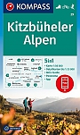 Wandelkaart 29 Kitzbüheler Alpen Kompass