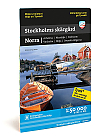 Waterkaart Wandelkaart Stockholms skärgård Norra Noord Sjö- och kustkartor