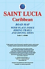 Wegenkaart Saint Lucia - Caribbean | Kasprowski Publisher