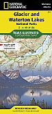 Wandelkaart 215 Glacier/Waterton Lakes (Montana) - Trails Illustrated Map / National Park Maps National Geographic