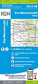 Topografische Wandelkaart van Frankrijk 3013SB - Ste-Menehould / Valmy