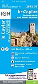Topografische Wandelkaart van Frankrijk 2642OT - Le Caylar / La Couvertoirade  IGN