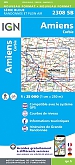 Topografische Wandelkaart van Frankrijk 2308SB - Amiens Corbie