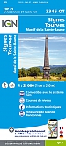 Topografische Wandelkaart van Frankrijk 3345OT - Signes / Tourves / Massif de La Sainte-Baume