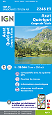 Topografische Wandelkaart van Frankrijk 2248ET - Axat / Quérigut / Gorges de l'Aude Belcaire