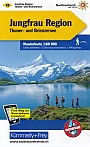 Wandelkaart 18 Jungfrau region & Thuner und Brienzersee | Kümmerly+Frey