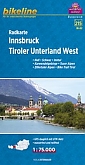 Fietskaart Innsbruck, Tiroler Unterland West  Bikeline Esterbauer